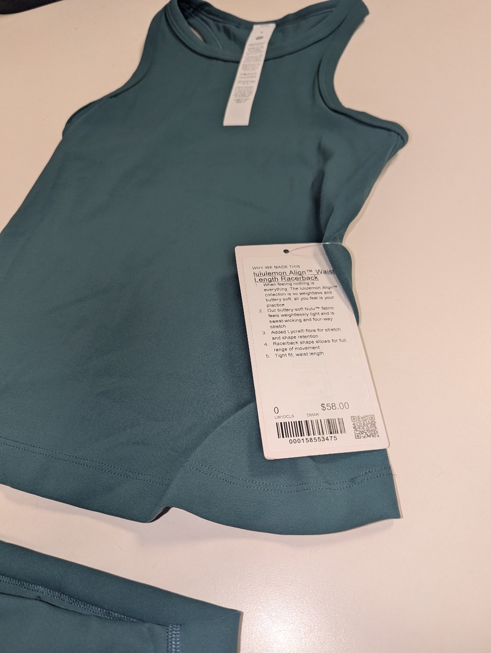 lululemon athletica high-rise leggings in teal blue-green